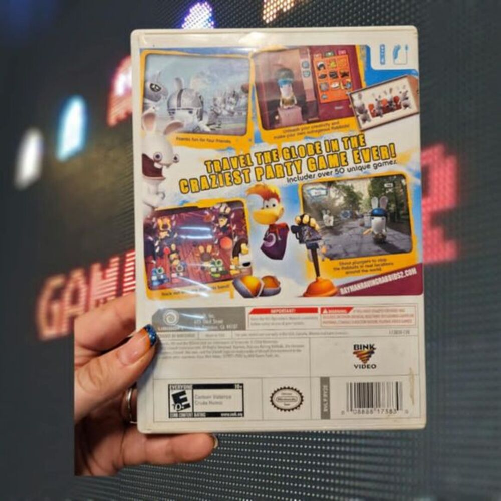 Rayman Raving Rabbids Wii‎ Game (4446) - Picture 2 of 2